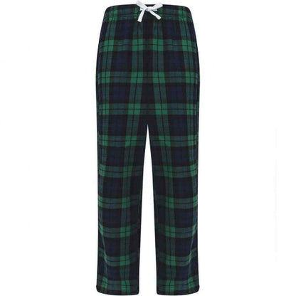 Front - SF Minni Childrens/Kids Tartan Lounge Pants