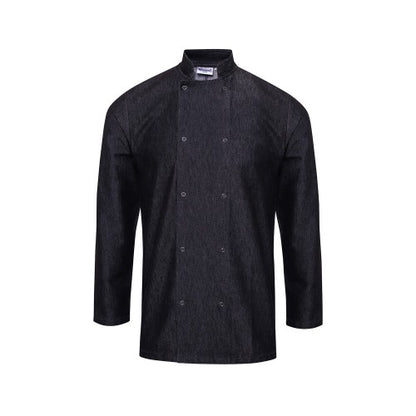 Front - Premier Unisex Adult Wrap Over Long-Sleeved Chef Jacket