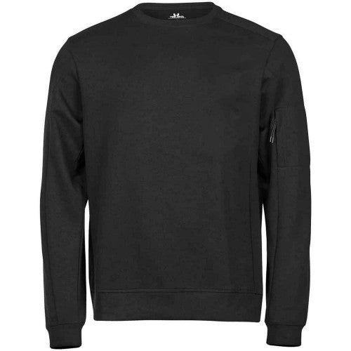 Front - Tee Jays Mens Athletic Crew Neck Sweatshirt