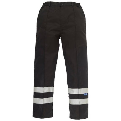 Front - Yoko Mens Ballistic Reflective Trousers