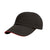 Front - Result Mens Heavy Brushed Cotton Sandwich Peak Baseball Cap