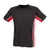 Front - Finden & Hales Mens Performance Panelled T-Shirt