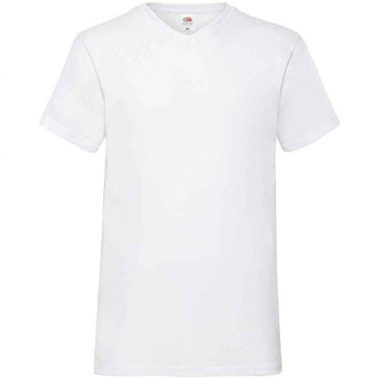 Front - Fruit of the Loom Unisex Adult Valueweight V Neck T-Shirt