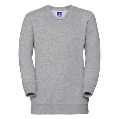 Front - Jerzees Schoolgear Childrens/Kids V Neck Sweatshirt