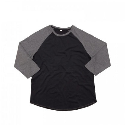Front - Superstar By Mantis Unisex Adult Marl 3/4 Sleeve Baseball T-Shirt