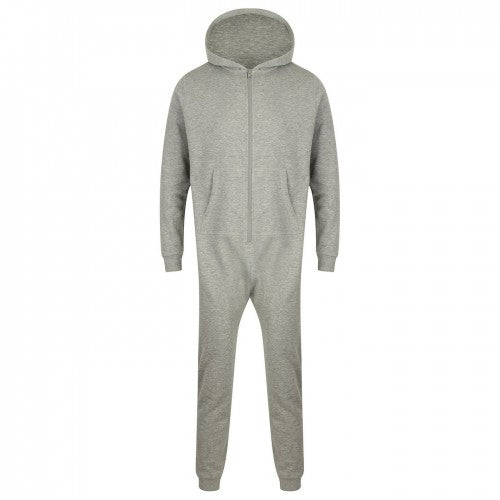 Front - SF Unisex Adult Heather All-In-One Nightwear