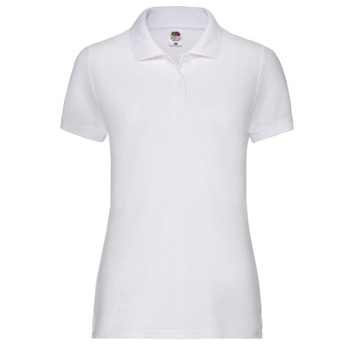 Front - Fruit of the Loom Womens/Ladies Pique Lady Fit Polo Shirt