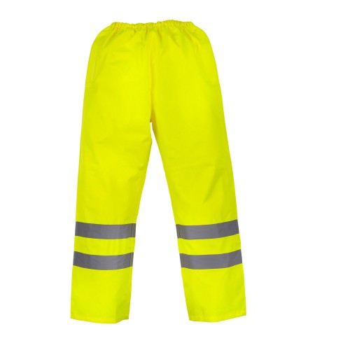 Front - Yoko Unisex Adult Waterproof Hi-Vis Over Trousers