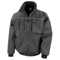 Front - WORK-GUARD by Result Mens Sabre Pilot Jacket