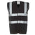 Front - Yoko Mens Band & Brace Hi-Vis Vest