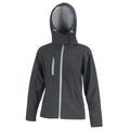 Front - Result Core Womens/Ladies Hooded Soft Shell Jacket