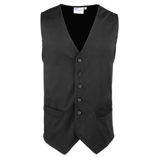 Front - Premier Mens Hospitality Waistcoat