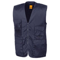 Front - WORK-GUARD by Result Mens Safari Waistcoat