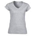 Front - Gildan Womens/Ladies Softstyle V Neck T-Shirt