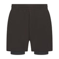 Front - Tombo Mens Double Layered Sports Shorts