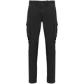 Front - Native Spirit Mens Washed Cargo Trousers
