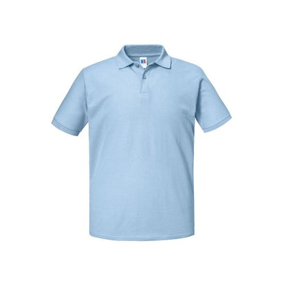 Light Brown - Front - Russell Mens Authentic Pique Polo Shirt