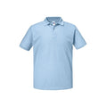 Petrol Blue - Front - Russell Mens Authentic Pique Polo Shirt
