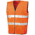 Front - SAFE-GUARD by Result Unisex Adult Motorist Hi-Vis Vest