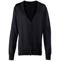 Front - Premier Womens/Ladies Cotton Acrylic V Neck Cardigan