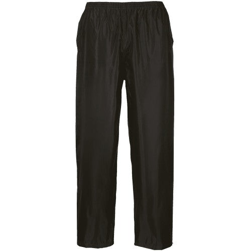 Front - Portwest Mens Classic Waterproof Trousers