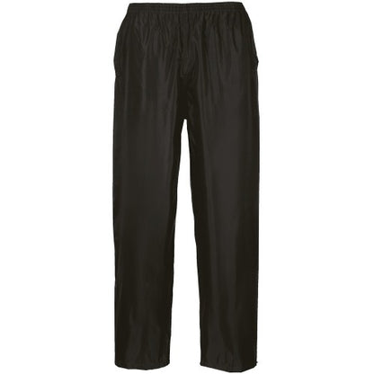 Front - Portwest Mens Classic Waterproof Trousers