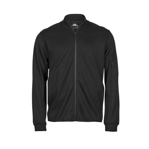 Front - Tee Jays Mens Full Zip Athletic Jacket