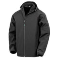 Front - Result Genuine Recycled Mens Hooded 3 Layer Printable Soft Shell Jacket