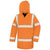 Front - Result Core Unisex Adult Motorway Hi-Vis Coat