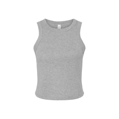 Front - Bella + Canvas Womens/Ladies Micro-Rib Racer Tank Top