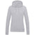 Front - Awdis Womens/Ladies College Heather Girlie Hoodie