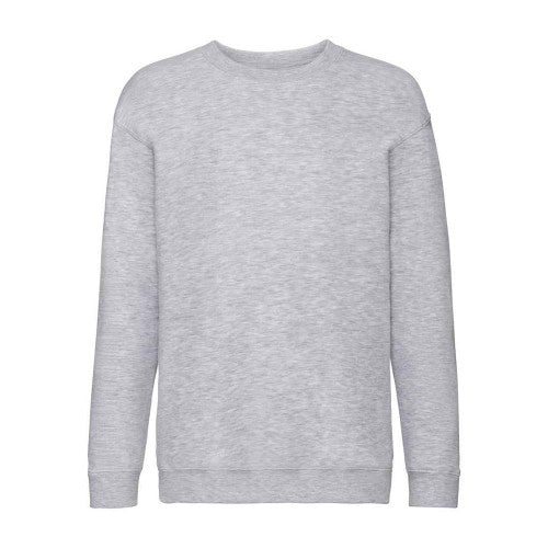 Front - Fruit of the Loom Childrens/Kids Premium Drop Shoulder Sweatshirt