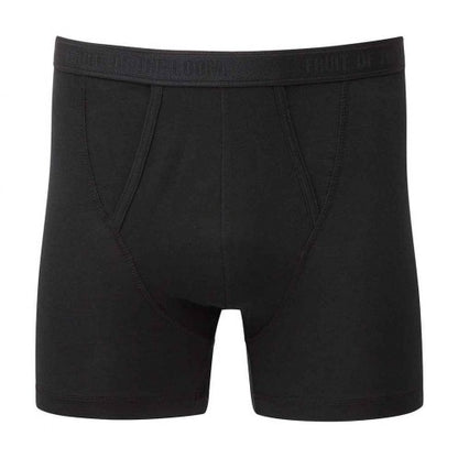 Front - Fruit of the Loom Mens Classic Plain Boxer Shorts (Pack of 2)