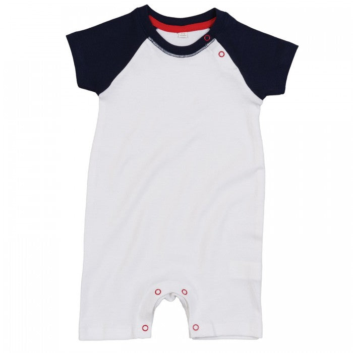 Front - Babybugz Baby Baseball Bodysuit