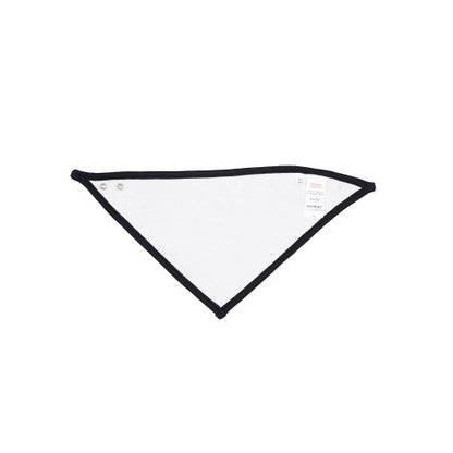 Front - Babybugz Baby Reversible Contrast Detail Bandana Bib