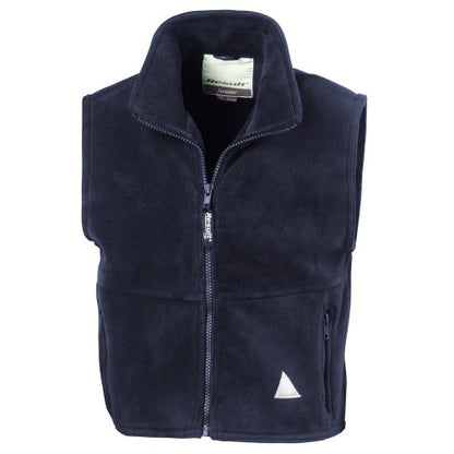 Front - Result Childrens/Kids Polartherm Fleece Body Warmer