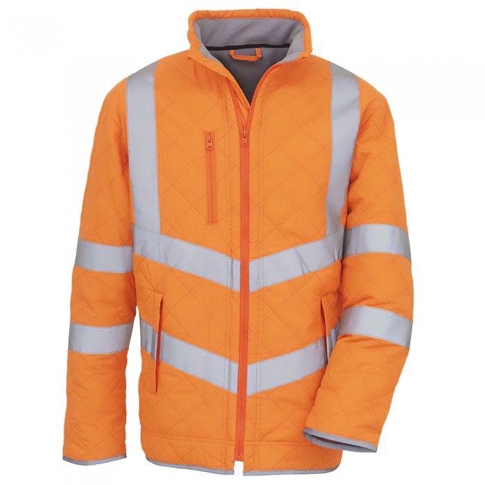 Front - Yoko Womens/Ladies Kensington Hi-Vis Jacket