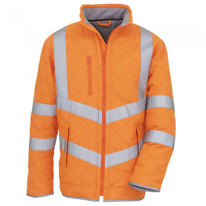 Front - Yoko Womens/Ladies Kensington Hi-Vis Jacket