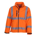 Front - Yoko Unisex Adult High-Vis Soft Shell Jacket