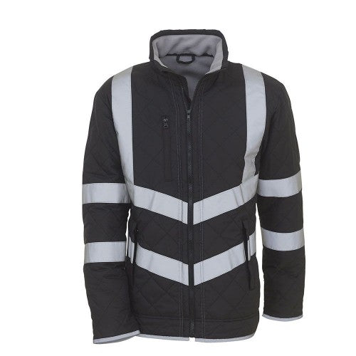 Front - Yoko Unisex Adult Kensington Hi-Vis Jacket