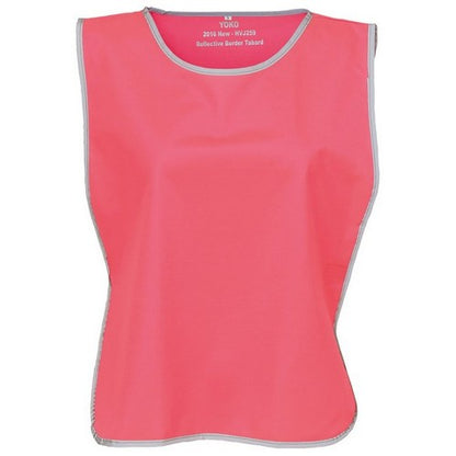 Front - Yoko Childrens/Kids Hi-Vis Reflective Detail Tabard