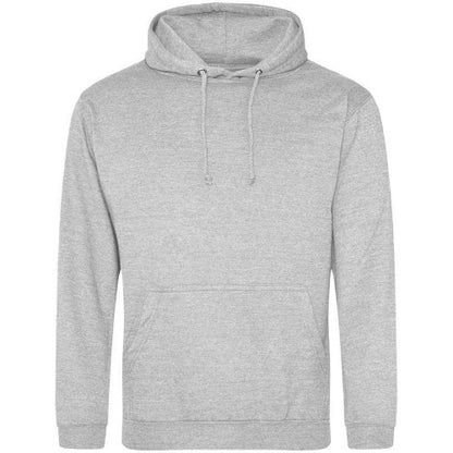 Front - Awdis Unisex Adult Heather Drawstring Hoodie