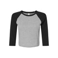 Front - Bella + Canvas Womens/Ladies Heather Raglan T-Shirt