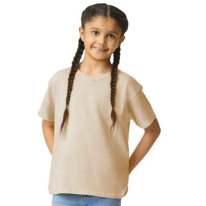 Military Green - Front - Gildan Childrens-Kids Cotton Lightweight T-Shirt
