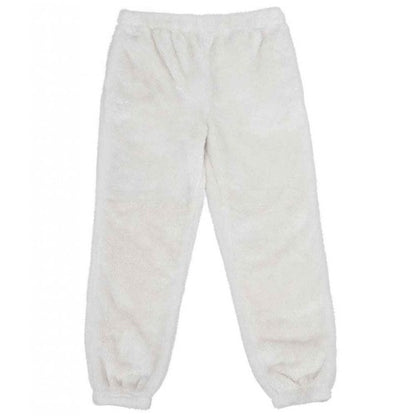 Front - Brand Lab Unisex Adult Fluffy Fleece Jogging Bottoms