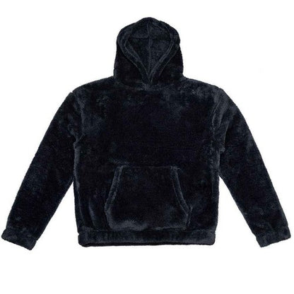 Front - Brand Lab Unisex Adult Fluffy Fleece Hoodie