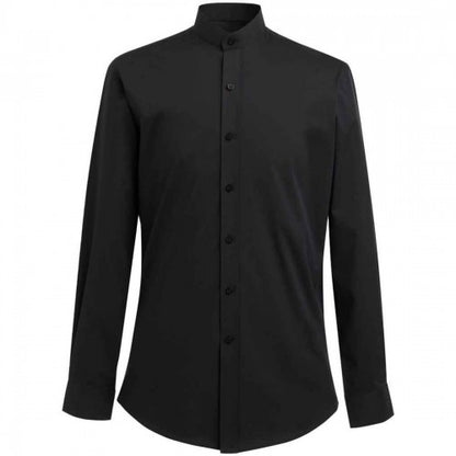 Front - Brook Taverner Mens Volterra Grandad Collar Formal Shirt