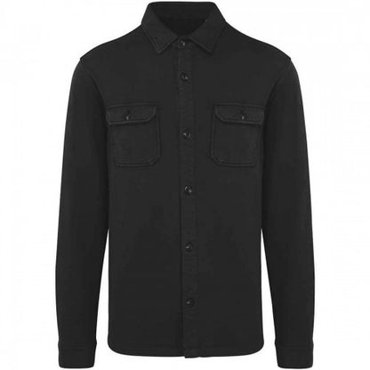 Front - Native Spirit Unisex Adult Faded Brushed Fleece Overshirt