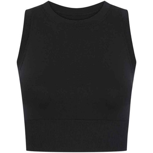 Front - Tombo Womens/Ladies Cropped Tank Top