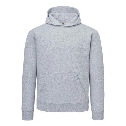 Front - Fruit of the Loom Mens Supercotton Heather Hoodie